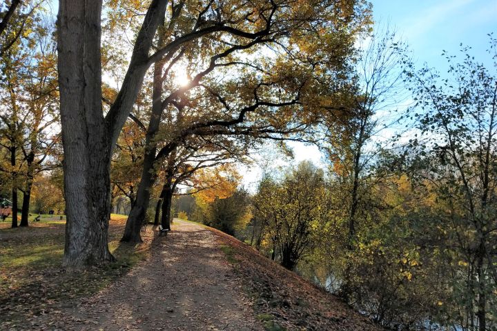 Architektur, Kunst und Grünanlagen. Auf mittelalterlichen Wallanlagen unterwegs.