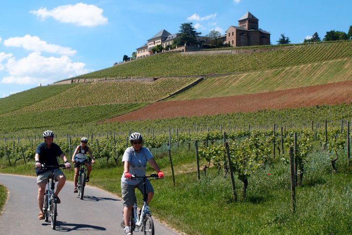 Rheingauer E-Bike Tour West, Ruinen, Nonnen und Flüsse