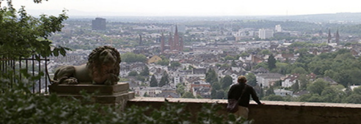 Aussicht auf eine Stadt